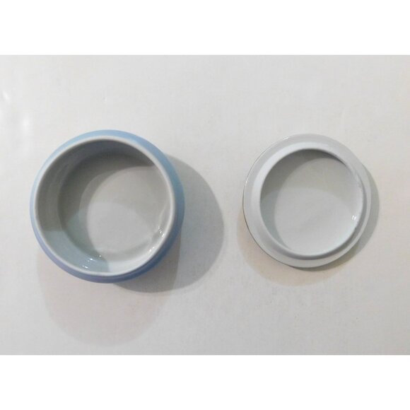 Vintage Limoges France Porcelain Trinket Box With Lid Floral Design Gold Accents - Picture 7 of 11